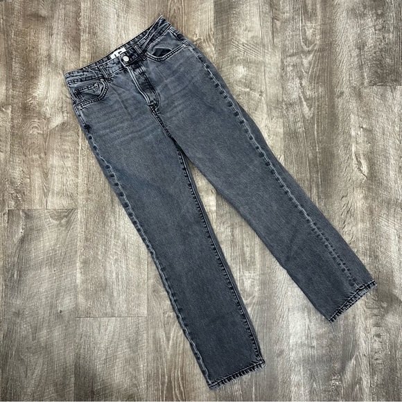 Lovers & Friends Devlin Reece High Rise Rigid Slim Straight Jeans - Picture 1 of 15